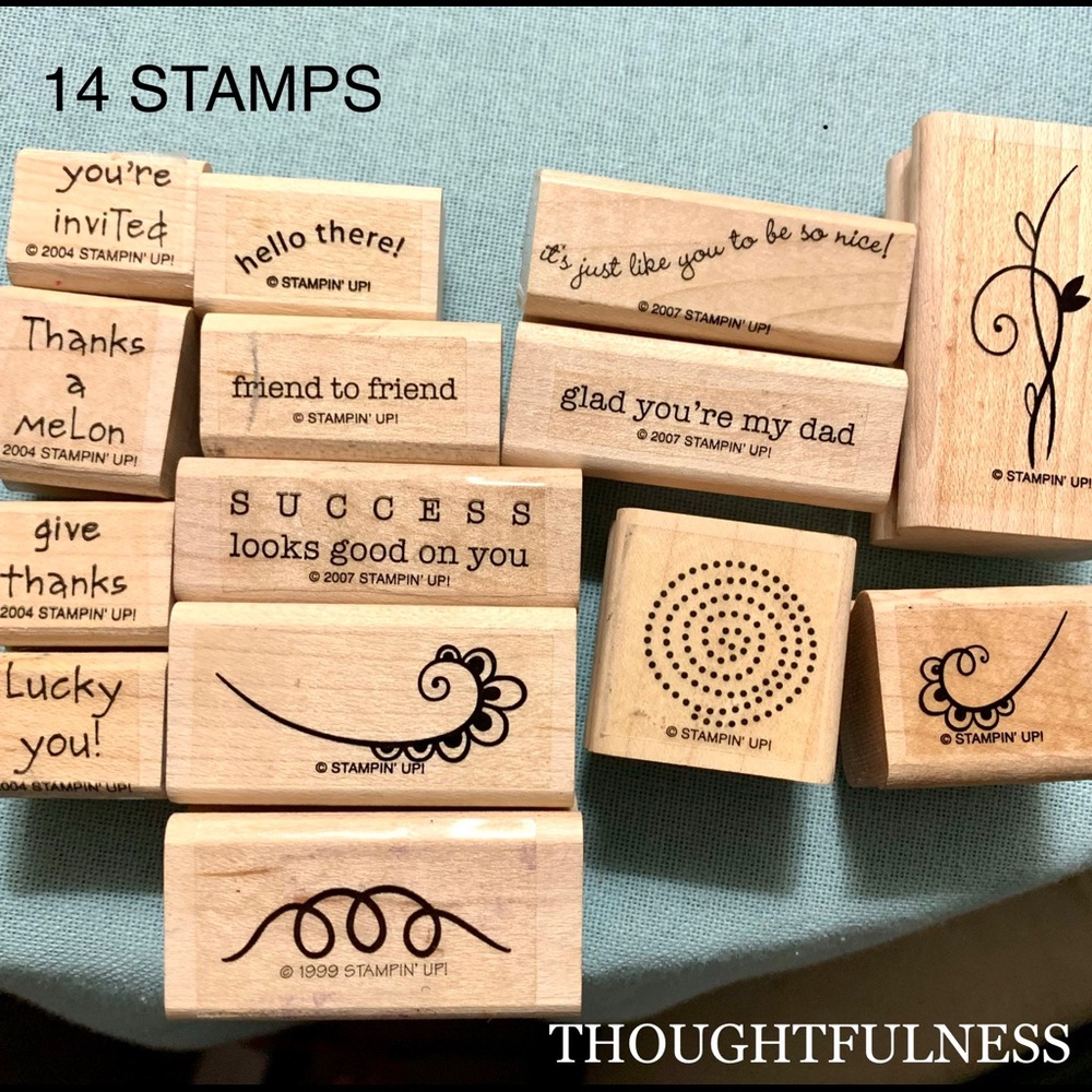 Stamp Collection; Thoughtful Sayings & Designs